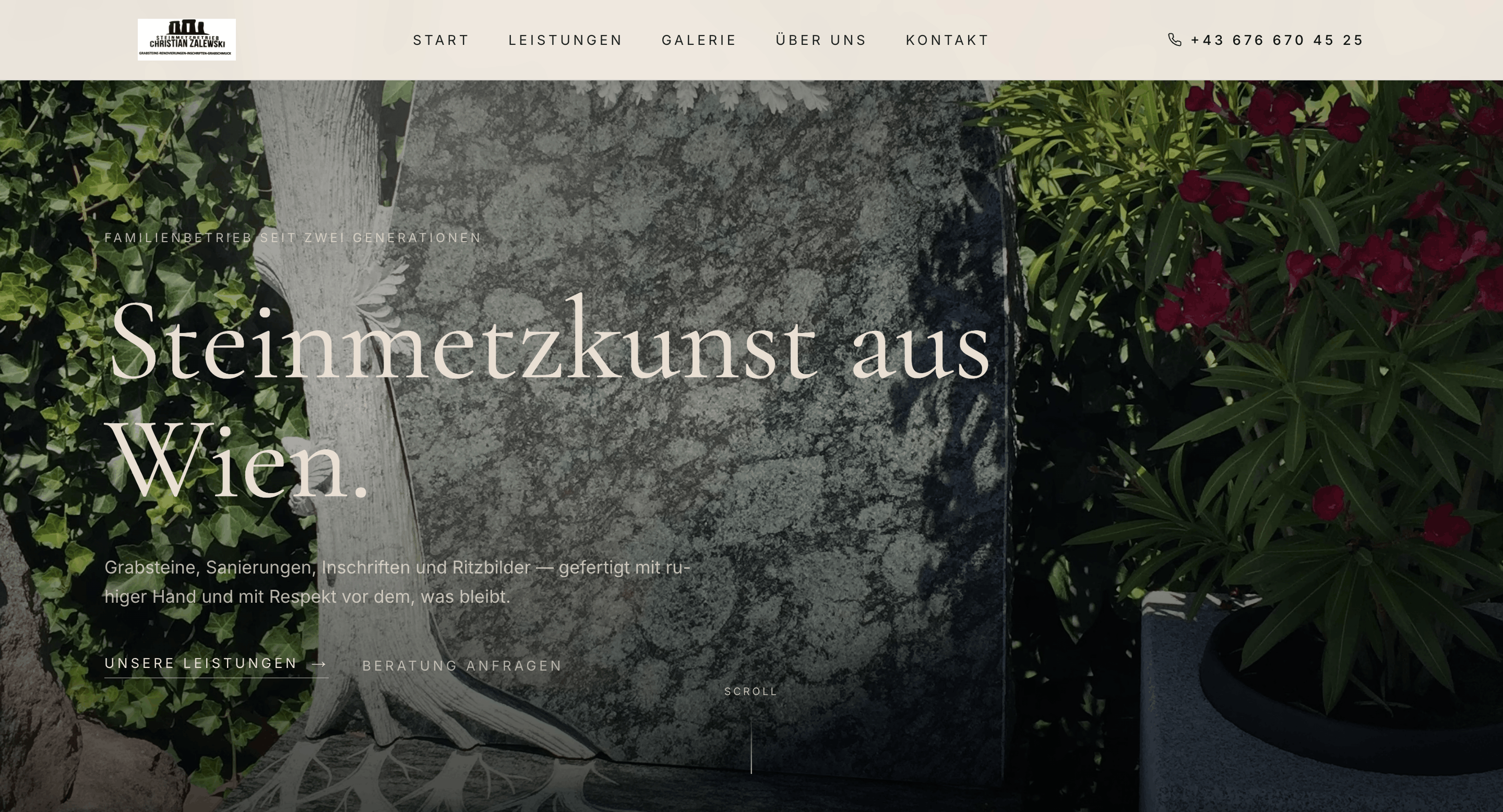 Vorschau der Website Mein Steinmetz